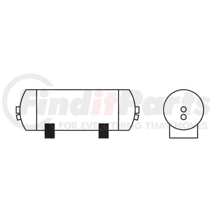 Tramec Sloan TSJ7065 Air Tank 7.0 DIA
