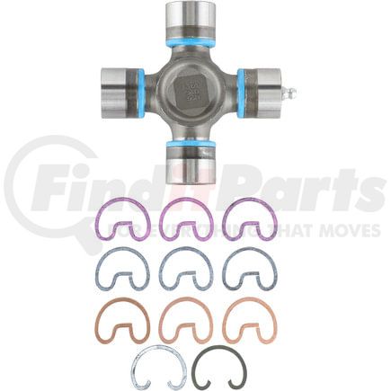 Dana Spicer 5-1410-1X Universal Joint; Greaseable; Grease Zerk in Cap; 1410 Series