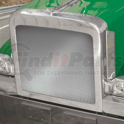 TRUX TP-1151 PB 389/388 FRONT GRILLE INSERTS W/HORIZONTAL OVAL PUNCHOUTS-DIMPLES