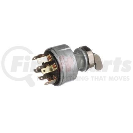Pollak 31-223P 3-Position Ignition Switch, Packaged, One Piece Zinc Die-Cast Housing