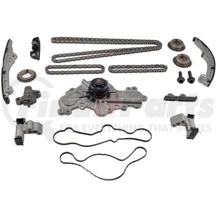 Melling Engine Products 3-1047SHWP Stock Replacement Engine Timing Chain Kit with Water Pump