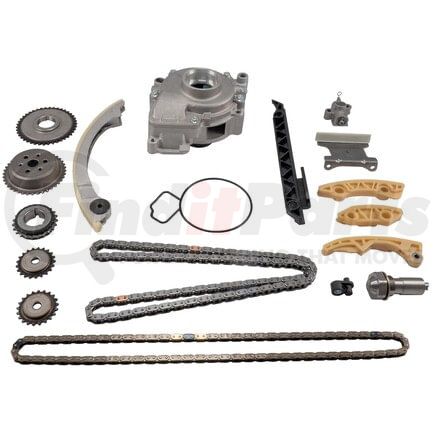 Melling Engine Products 3-4201SAHWP Stock Replacement Engine Timing Chain Kit with Water Pump