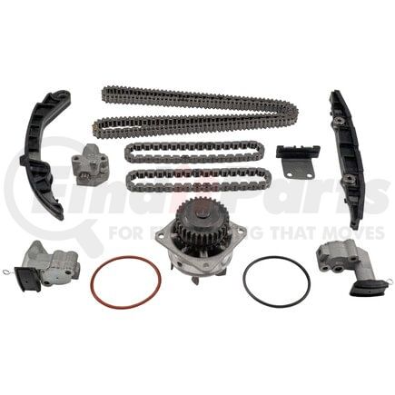 Melling Engine Products 3-730SXHWP Stock Replacement Engine Timing Chain Kit with Water Pump