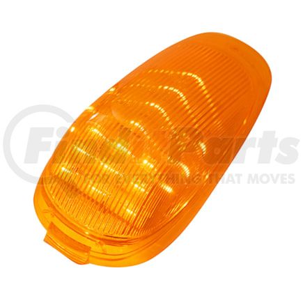 United Pacific 39952 19 LED Grakon 2000 Cab Light, Amber LED/Amber Lens