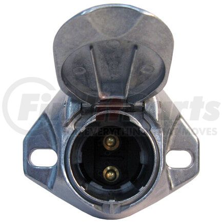 Tectran 38315 Dual Pole Vertical Socket for Trailer Tarping Applications, with Crimp Terminals