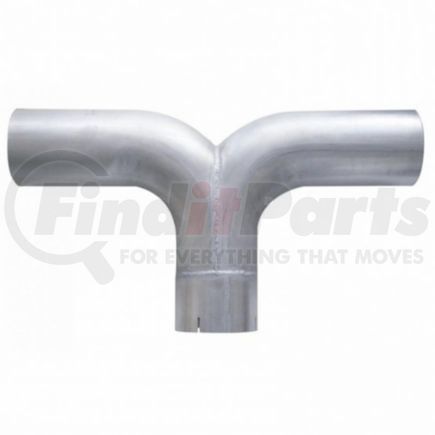 United Pacific YA-5-02A Universal Aluminized 5" Y Pipe, 25" W x 14" L