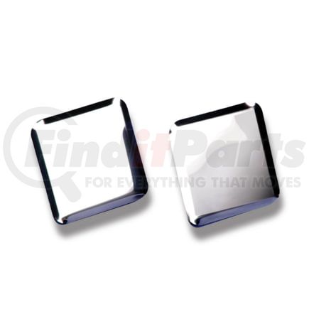 United Pacific 29103 Stainless Boltless Tow Hole Covers for All Kenworth Models w/ 2" Receiver