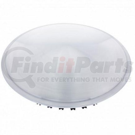 United Pacific RDC01-16 16" Brushed Stainless Steel Hubcap Disc (4/Set)