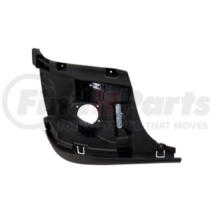 United Pacific 20896 Passenger Side Bumper End Reinforcement with Fog Light Holes