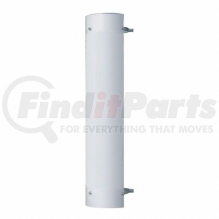 United Pacific 21230 48" Tall 180-Deg Stainless Exhaust Muffler Shield for 6" Exhaust, Plain