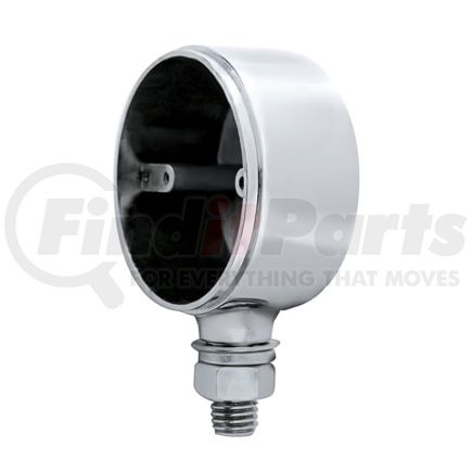 United Pacific 30929 Chrome Die Cast Single Face Light Housing Only (Bulk)