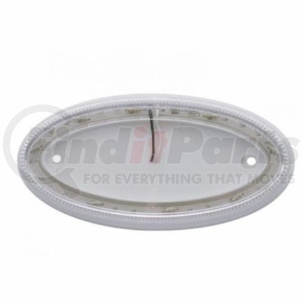 United Pacific 38879 32 LED Large Emblem Light for Peterbilt, Amber LED/Clear Lens