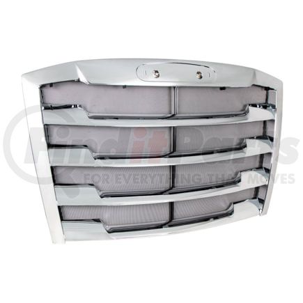 United Pacific 42475 Chrome Grille With Bug Screen for 2018-2024 Freightliner Cascadia