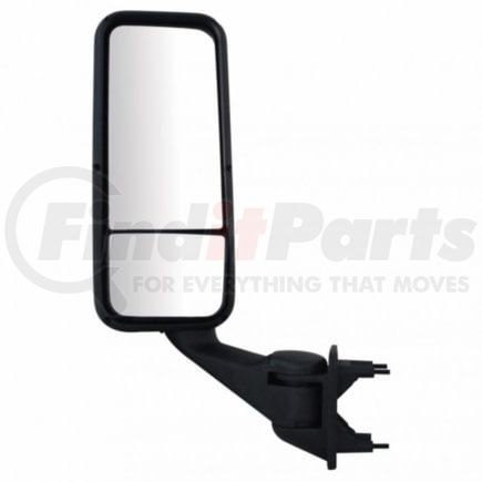 United Pacific 42775 Black Heated Mirror Assembly for Peterbilt 387/587 & Kenworth T2000/T700, Driver