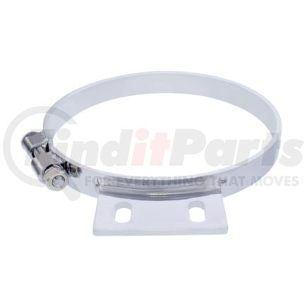 United Pacific 10330 8" Chrome Cab Exhaust Clamp for Peterbilt