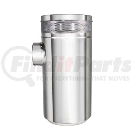 United Pacific 28201 15" Chopped Stainless Air Cleaner Housing for Peterbilt