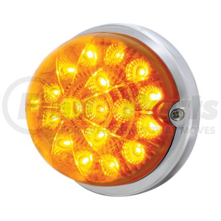 United Pacific 39657 17 LED Dual Function Watermelon Clear Reflector Flush Mount Kit, Amber