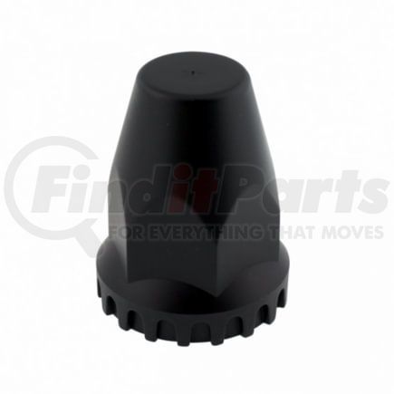 United Pacific 10552B 33mm x 2-3/4" Matte Black Nut Original Nut Cover With Flange, Thread-On (Bulk)