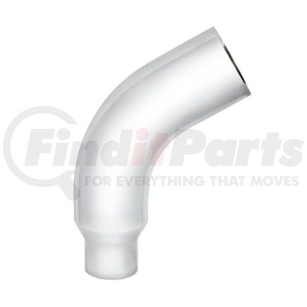 United Pacific PB379-E58-65 Chrome 58-Deg Angled Exhaust Elbow for Peterbilt 379, 6" OD To 5" OD