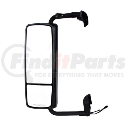 United Pacific 42830 Black Heated Mirror Assembly for 2004-2012 Volvo VNL, Driver