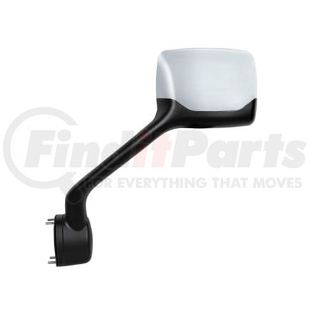 United Pacific 42838 Chrome Hood Mirror for 2013-2021 Kenworth T680 & Peterbilt 579-Driver