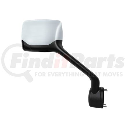 United Pacific 42839 Chrome Hood Mirror for 2013-2021 Kenworth T680 & 2012-2021 Peterbilt 579-RH