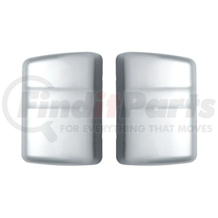 United Pacific 42009 Chrome Plastic Bottom Mirror Post Covers (Pair)