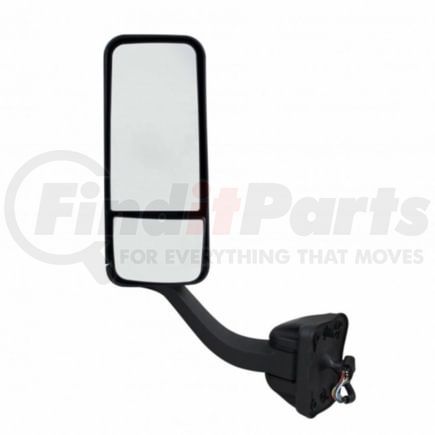 United Pacific 42392 Black Mirror Assembly w/ Heated Mirror for 2008-2017 Freightliner Cascadia, LH
