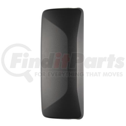 United Pacific 42824 Matte Black Mirror Cover for 2012-2024 Volvo VNL, Passenger