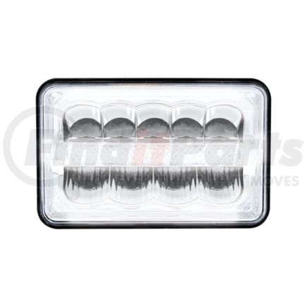United Pacific 34125 ULTRALIT, 9 High Power LED 4" x 6" Rectangular Light w/ White Position Light Bar