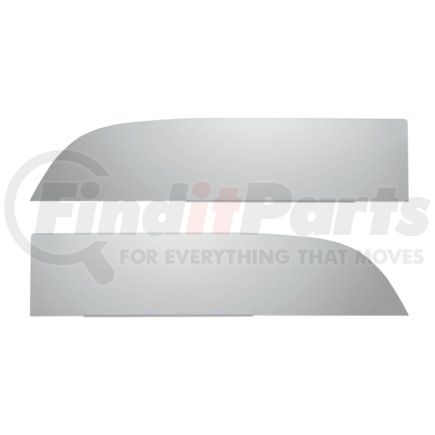 United Pacific 29057 304 Stainless Steel 8" Chop Top Window Trim for Kenworth T680/T880 Trucks (Pair)