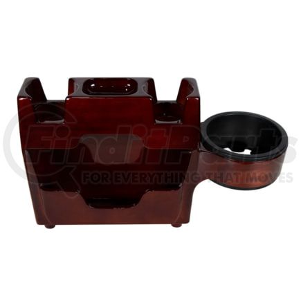 United Pacific 88201 Wood Center Storage Console for Peterbilt