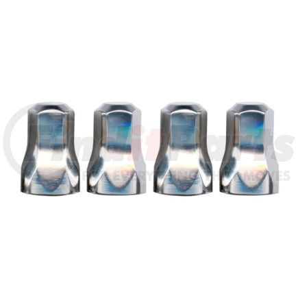 United Pacific 31000 Stainless Steel Air Cleaner Nut Set With 5/16"-18 Thread (Card of 4)