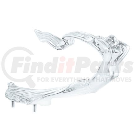 United Pacific 72019 Die-Cast Flying Goddess Hood Ornament, Chrome