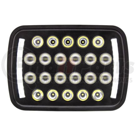 United Pacific 36450 ULTRALIT, 22 High Power LED 5" x 7" Headlight With LED Position Light Bars