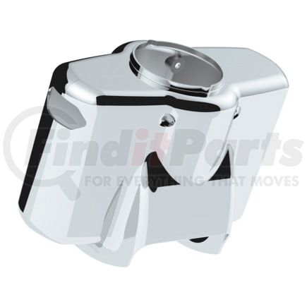 United Pacific 21709 Chrome Plastic Upper Steering Column Cover for 1998-2005 Peterbilt 379/378