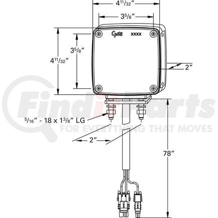 Grote G5543 Turn Signal Light + Cross Reference | FinditParts