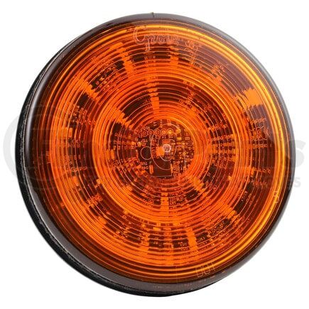 Grote 77353 Strobe Light - 4 Inch LED, Amber, Round, 12 Volt