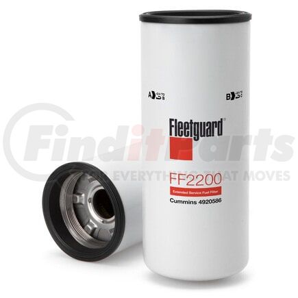 Fleetguard FF2200 Fuel Filter, Spin-On, Stratapore