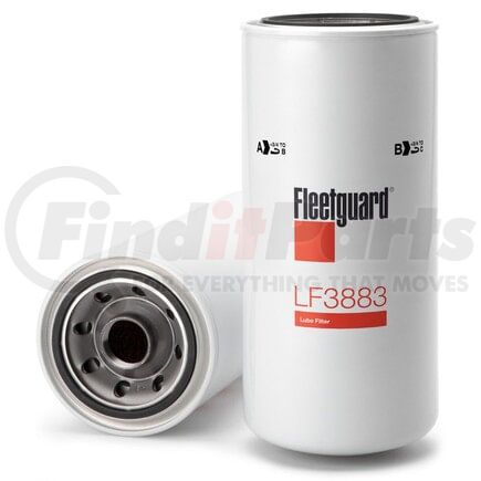 Fleetguard LF3883 Lube Filter, Spin-On