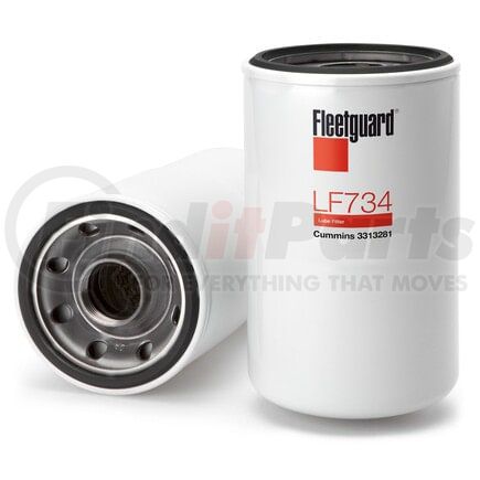 Fleetguard LF734 Lube Filter, Spin-On