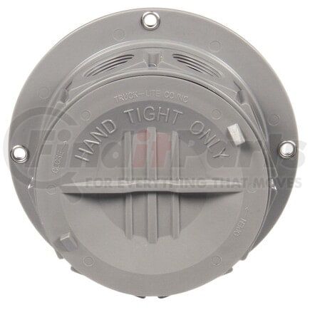 Truck-Lite 50400 Super 50 Junction Box - 8-Port, 8 Terminal, Grey/Black Plastic, Surface Mount