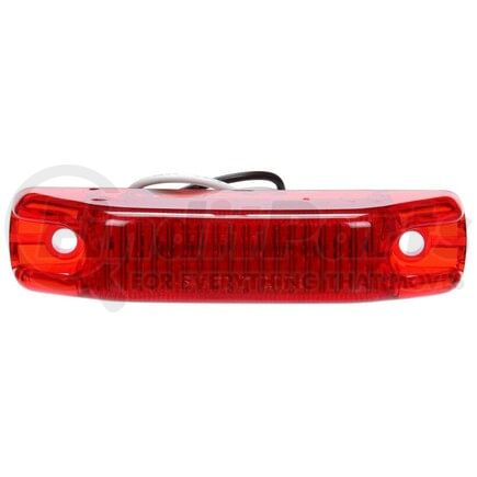 Truck-Lite 3550 Signal-Stat, LED, Red Rectangular, 6 Diode, Marker Clearance Light, P2, 2 Screw, Hardwired, Ring Terminal/Stripped End, 12V