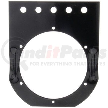 Truck-Lite 40719 40 Series Black Steel Mounting Flange, 5-Screw Stop/Turn/Tail Bracket for 4" Round Lamps