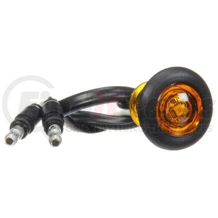 Truck-Lite 33050Y Marker Clearance Light Kit - 33 Series LED 0.75" Round 1 Diode Yellow Polycarbonate Lens