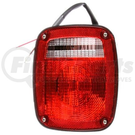Truck-Lite 4027 Signal-Stat Combination Light Assembly - Incandescent, Red/Clear Acrylic Lens, 3 Stud , 12V, Universal