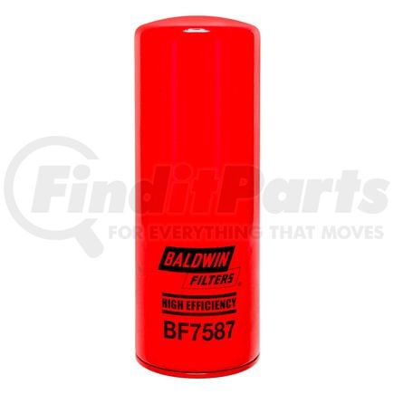 Baldwin BF7587 Fuel Filter - High Efficiency Fuel Spin-on, Can be used with FB46185 Base