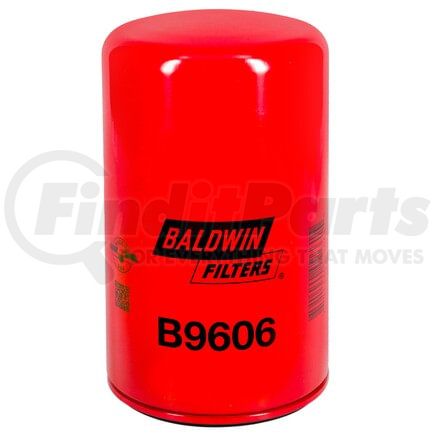 Baldwin B9606 Engine Oil Filter - Full-Flow Lube Spin-On used for Volvo-Penta Engines