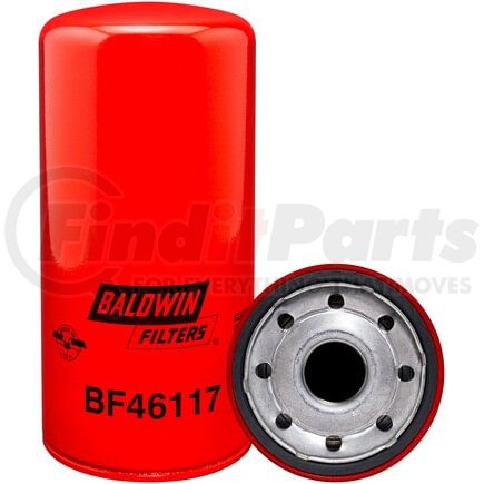 Baldwin BF46117 Fuel Filter - Spin-on, M32 x 1.5, Attached Gasket, For Mack, Volvo Trucks