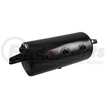 Tramec Sloan TSJ1230 Black Coated Steel Air Brake Air Tank - 12" Tank Diameter, 2850 cu.in Capacity, 29.5" Length